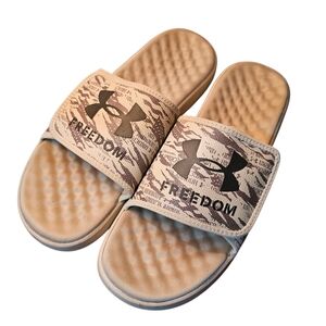 Under Armour CamouUnder Armour Mens Ignite Pro 8 Freedom Newflage Freedom Slides